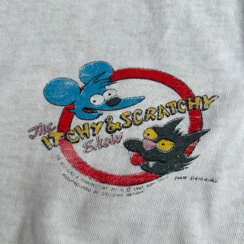 Vintage 1992 Itchy & Scratchy Simpsons T 9