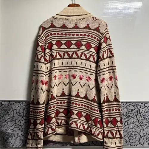 인디언 모터사이클 숄카라 패턴 가디건 8
