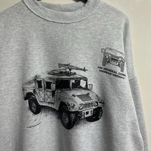빈티지 1996 제네럴 해머 지프 맨투맨 3