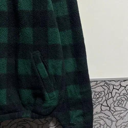 폴로 랄프로렌 그린 체크 플리스 집업 자켓 4