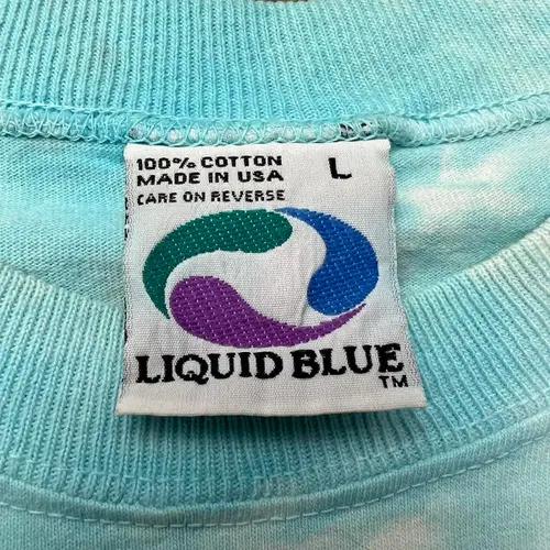 빈티지 90s Liquid Blue 반팔티셔츠 3