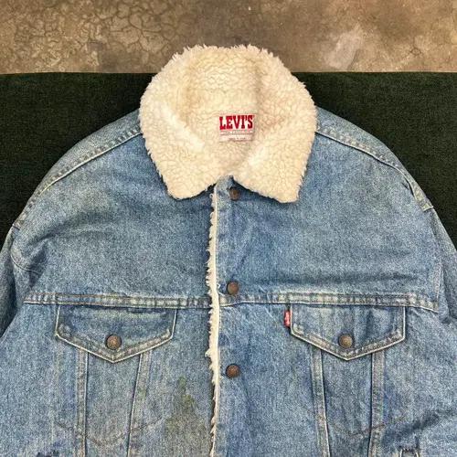 빈티지 80s Levis 리바이스 셰르파 데님자켓 3