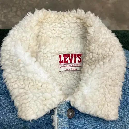 빈티지 80s Levis 리바이스 셰르파 데님자켓 6