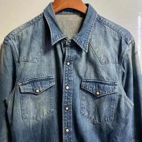 Vintage 데님 웨스턴 셔츠 3