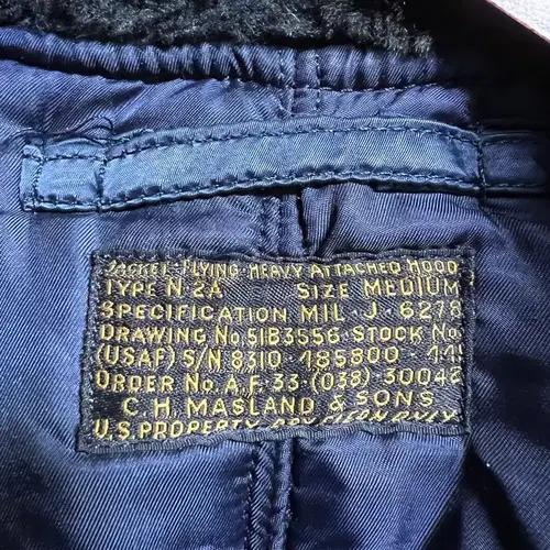 50s Us Air Force N-2A 플라잉 자켓 9