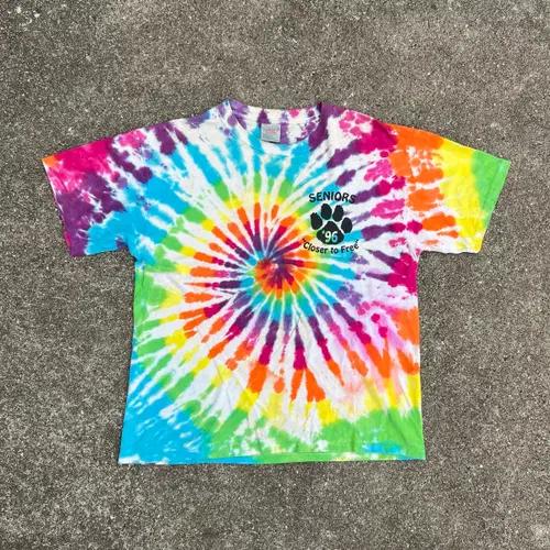 Vintage 90s 1996 Seniors TieDye T-shirt 2