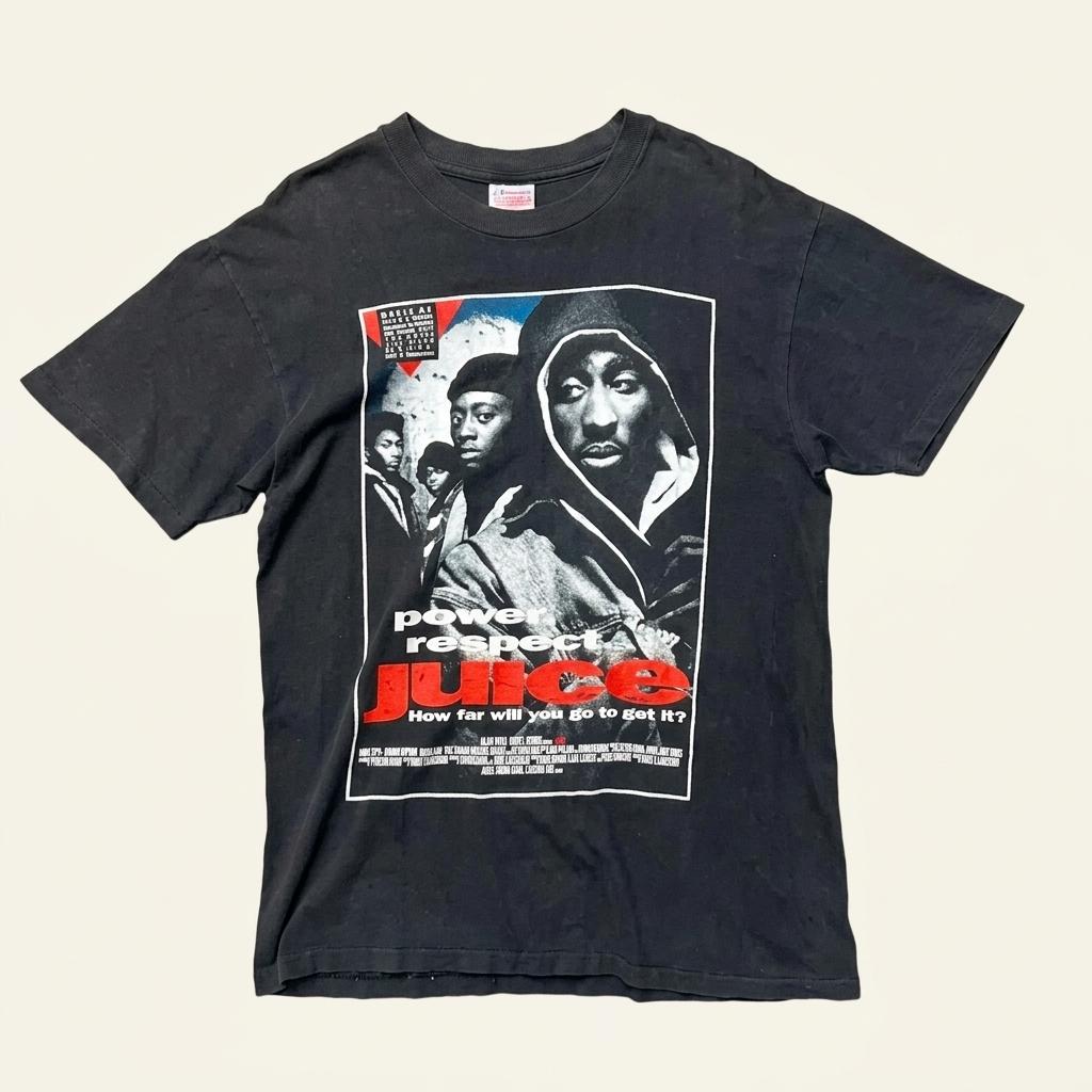 빈티지 90년대 JUICE 2PAC 무비 티셔츠 1