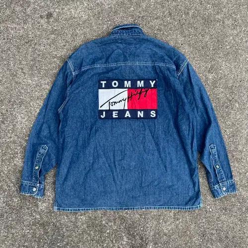 Vintage 타미힐피거 Tommy Hilfiger Denim Shirt 6