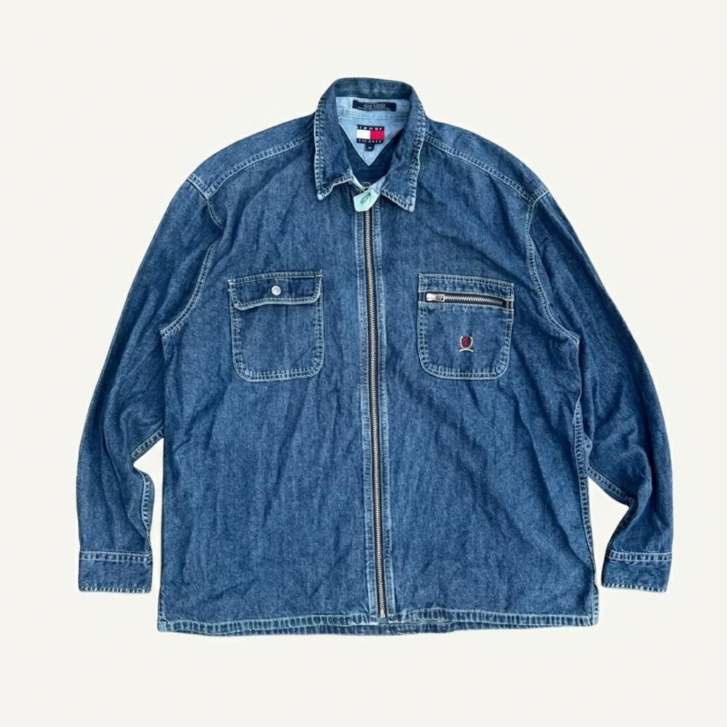 Vintage 타미힐피거 Tommy Hilfiger Denim Shirt 1