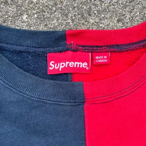 Supreme Split Crewneck Sweatshirt L 5