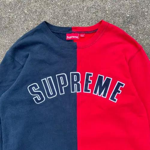 Supreme Split Crewneck Sweatshirt L 3