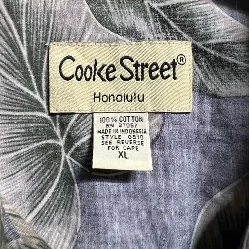 Cooke street 리프패턴 하와이안 셔츠 3