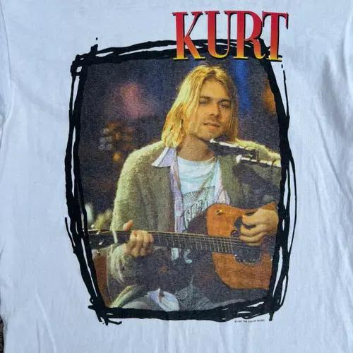Vintage 90s 커트코베인 Kurt cobain Band Tees 3