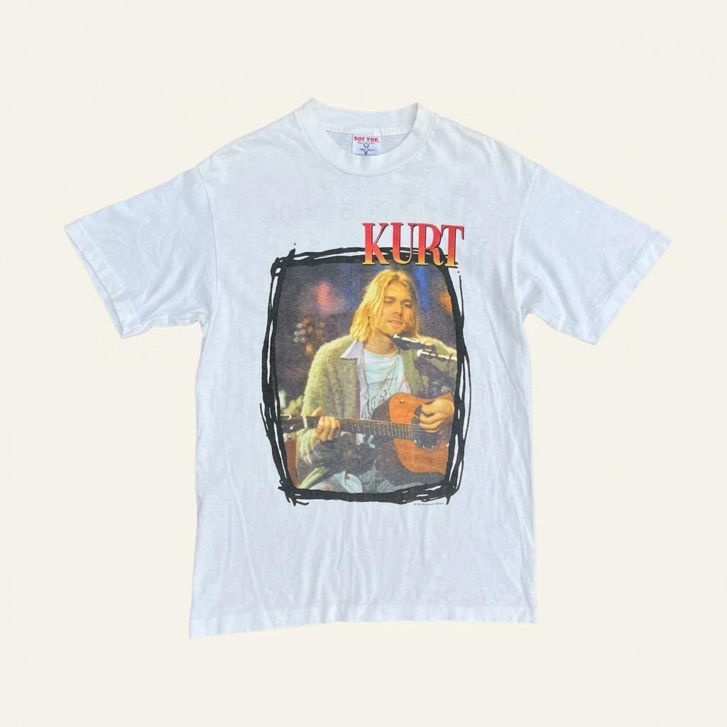 Vintage 90s 커트코베인 Kurt cobain Band Tees 1