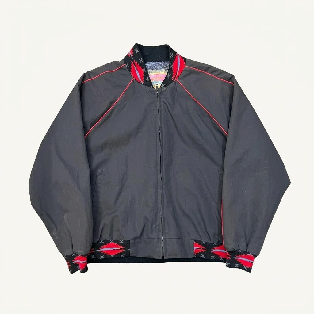 빈티지 80년대 NAVAHO 패턴자켓 2XL 1