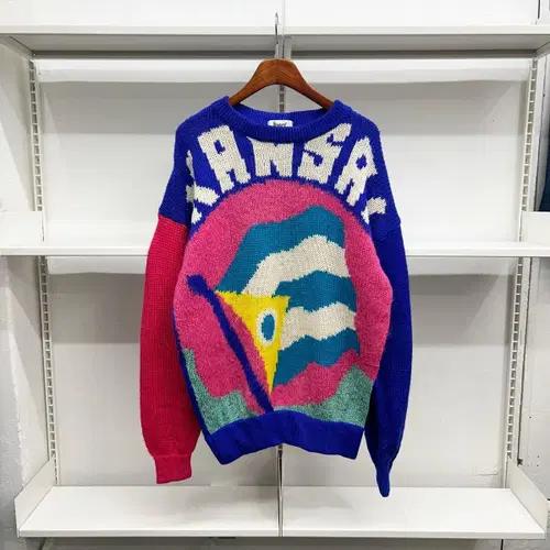 빈티지 80s Kansai 칸사이 울 니트 2