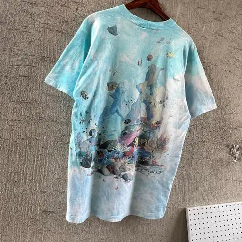 Vintage Liquid Blue Coral Reef 6