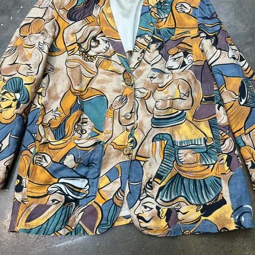 빈티지 80년대 알마니진 블레이저 L 4