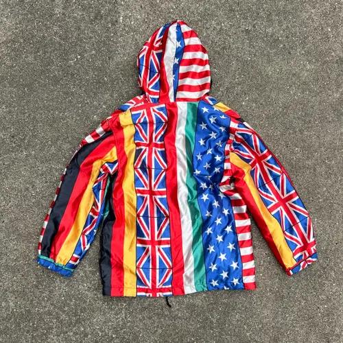 90s Moschino UK Pattern Hooded 9