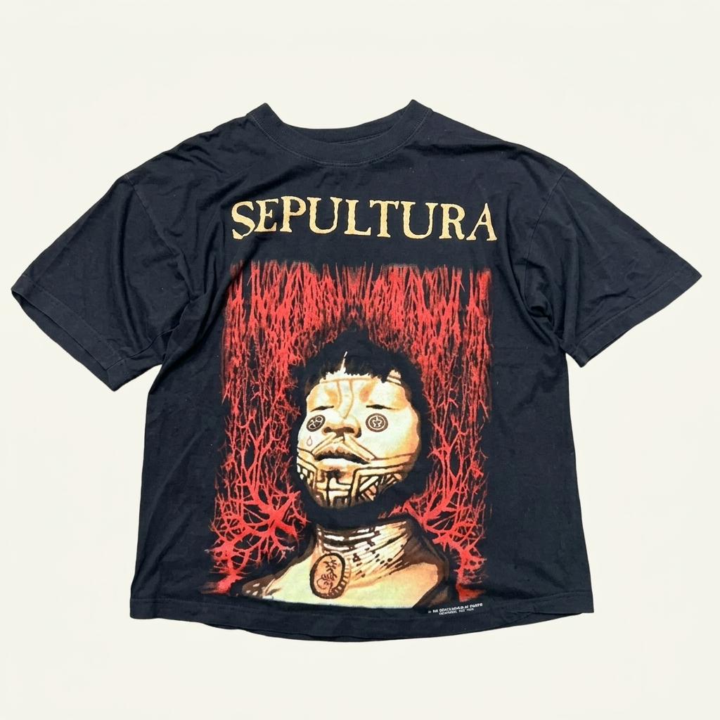 빈티지 sepultura roots 티셔츠 XL 1
