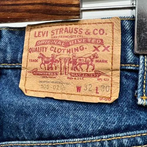 빈티지 80s Levis 리바이스 505-0216 데미지진 5
