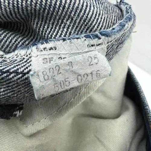 빈티지 80s Levis 리바이스 505-0216 데미지진 8