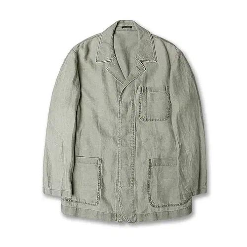 마시모두띠 [Massimo Dutti] 피그먼트 워싱 린넨 히든버튼 자켓 2