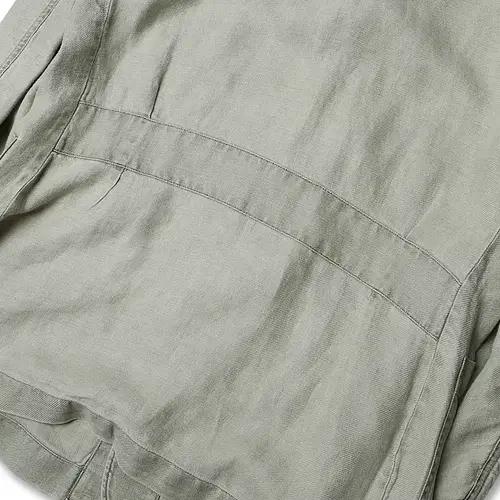 마시모두띠 [Massimo Dutti] 피그먼트 워싱 린넨 히든버튼 자켓 6