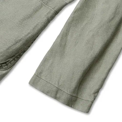 마시모두띠 [Massimo Dutti] 피그먼트 워싱 린넨 히든버튼 자켓 5