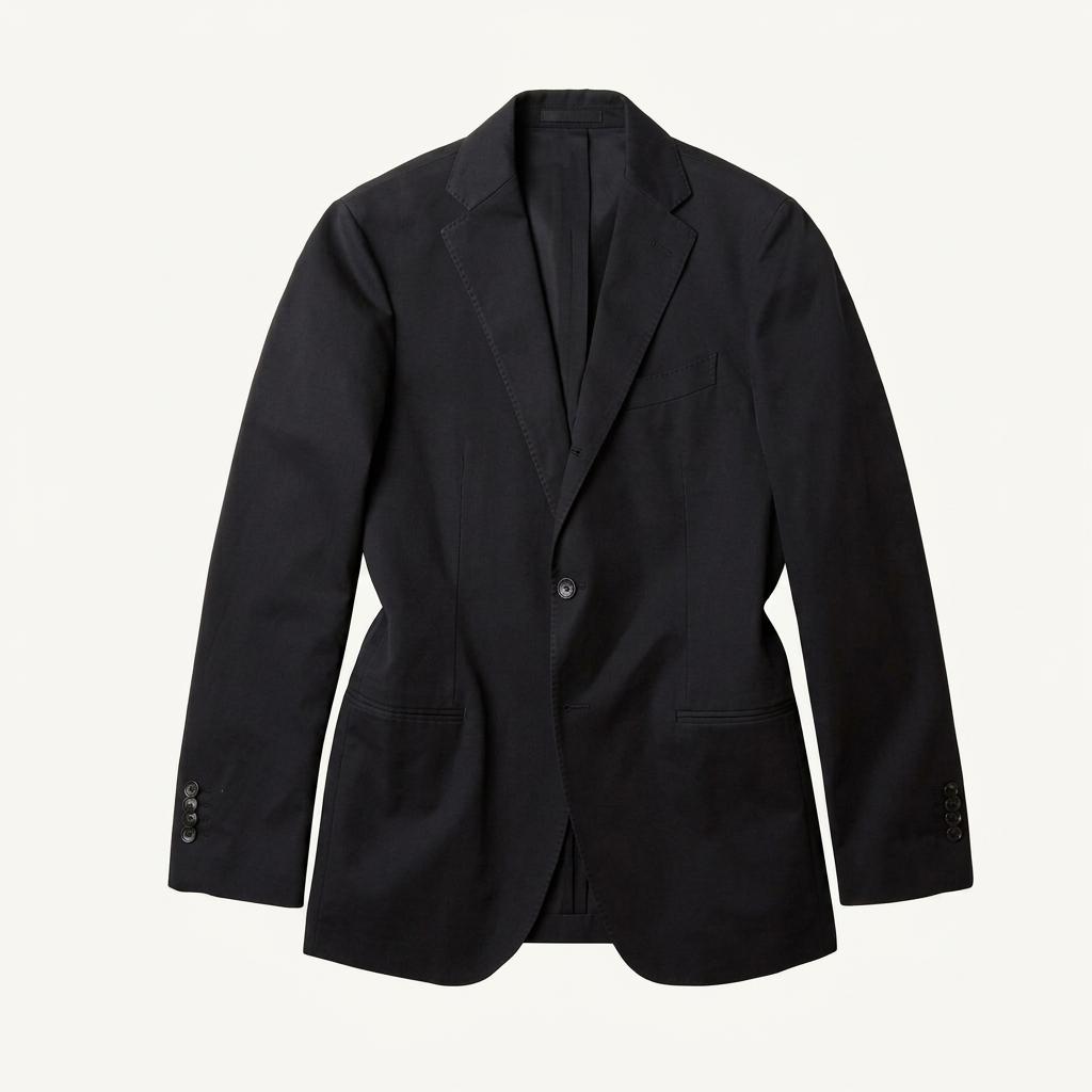 라르디니 [Lardini] 네이비 헤비 코튼 가먼트 스포츠 자켓 이태리 1