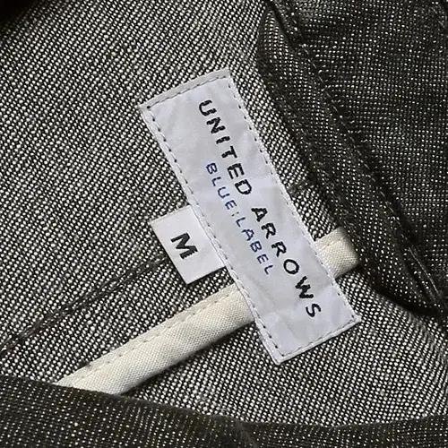 유나이티드 애로우즈 [United Arrows] 흑청 데님 나그랑 코트 9