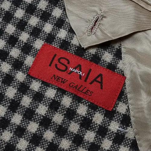 이자이아 [Isaia] New Galles 깅엄체크 나폴리 클래식 자켓 6