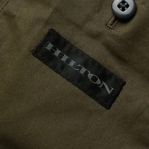 힐튼 [Hilton] 그루포 베스티 카키 코튼 수트 셋업 면수트 면정장 7
