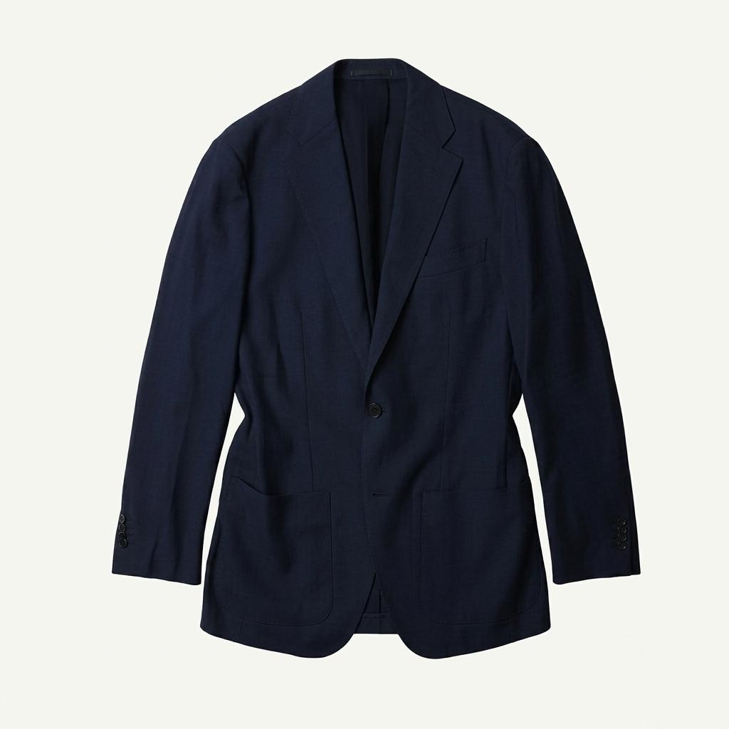 링자켓 [Ring Jacket] 네이비 울 블랙 라벨 스탠다드 스포츠자켓 1