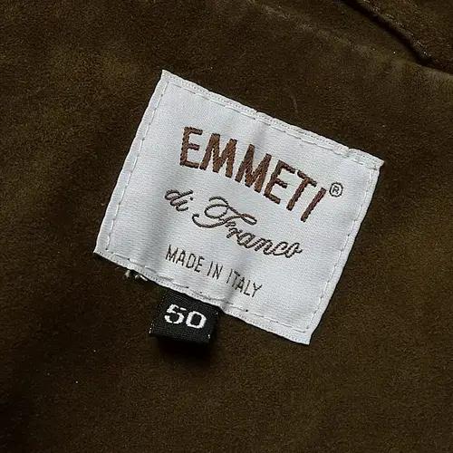 엠메띠 [Emmeti] 피렌체 카키 염소 가죽 스웨이드 럭셔리 필드 자켓 9