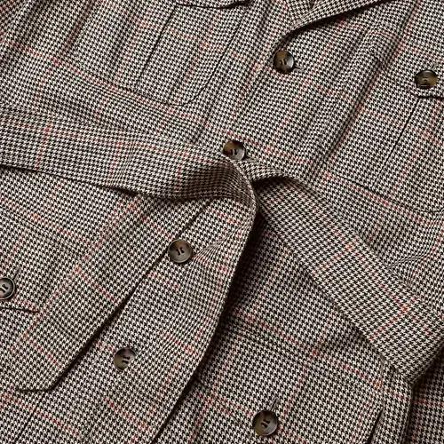 수트 서플라이 [Suit Supply] 마지 건클럽 체크 벨트 자켓 5