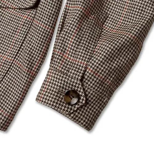 수트 서플라이 [Suit Supply] 마지 건클럽 체크 벨트 자켓 6