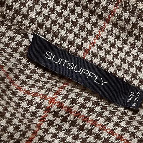 수트 서플라이 [Suit Supply] 마지 건클럽 체크 벨트 자켓 7