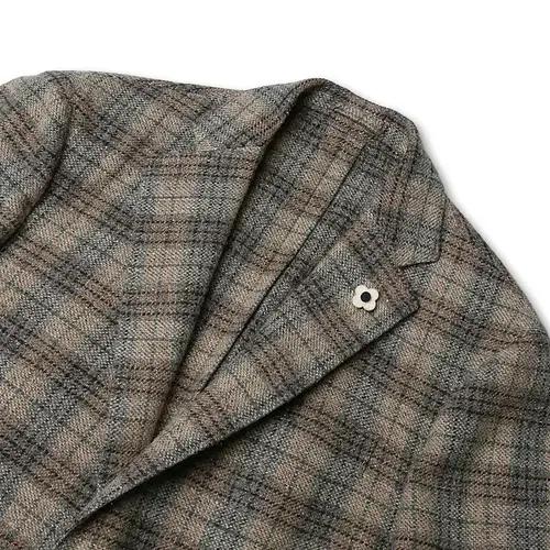 라르디니 [Lardini] 빈티지 댄디 체크 이태리 클래식 캐주얼 자켓 3