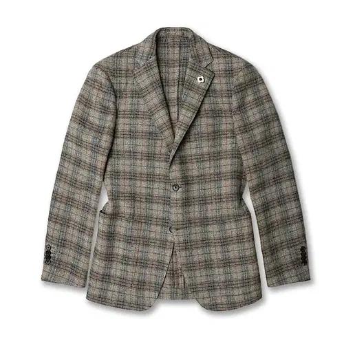 라르디니 [Lardini] 빈티지 댄디 체크 이태리 클래식 캐주얼 자켓 2
