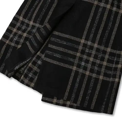 딸리아또레 [Tagliatore] 볼드윈 코튼 블렌드 체크 벨티드 코트 7