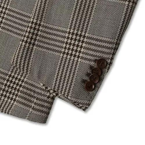 링자켓 [Sartoria Ring] 울 글렌체크 더블자켓 For 란스미어 5
