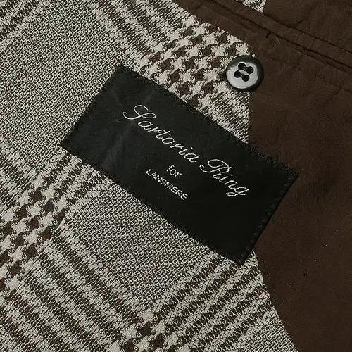 링자켓 [Sartoria Ring] 울 글렌체크 더블자켓 For 란스미어 7
