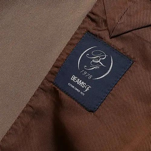 빔즈 에프 [Beams F] 베이지 코튼 수트 셋업 재팬 정장 7