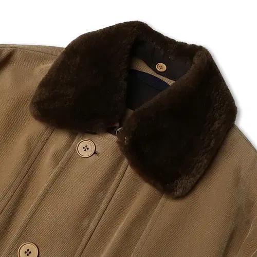 꼬르넬리아니 [Corneliani] 베이지 브러쉬 트일 코튼 컨츄리 자켓 3