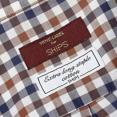 쉽스 [Ships] 와인 라벨 오리지널 테일러링 버튼 다운 셔츠 클래식 6
