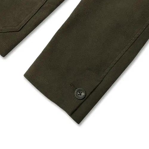 52 몬테도로 [Montedoro] 카키 몰스킨 이태리 커버올 자켓 5