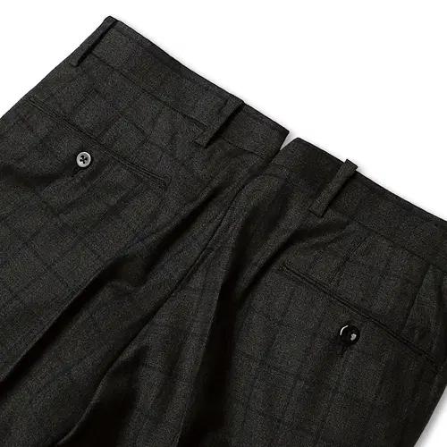 링자켓 [Ring Jacket] 블랙 라벨 울 체크 재팬 나폴리 수트 11