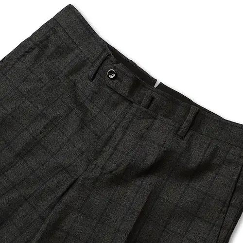 링자켓 [Ring Jacket] 블랙 라벨 울 체크 재팬 나폴리 수트 10