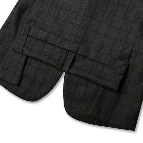 링자켓 [Ring Jacket] 블랙 라벨 울 체크 재팬 나폴리 수트 7